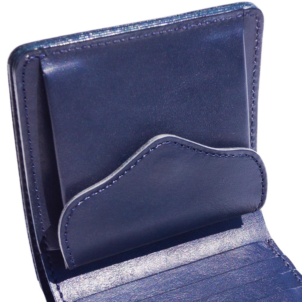 INDIGO STUDS HALF WALLET